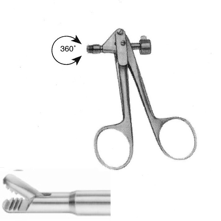 BÜYÜK PİKE AĞIZ FORSEPS ÇAP  10 MM